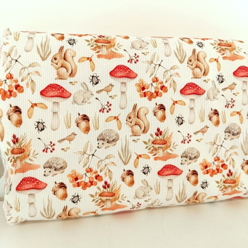 Rippjersey - Mia - Jersey - Eichhörnchen - Pilze - Igel - Herbst